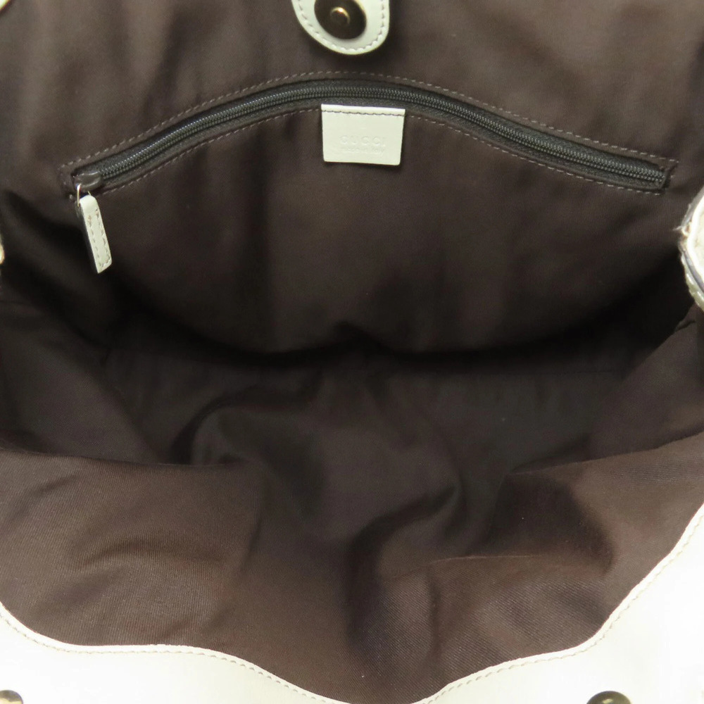 GUCCI Brown Canvas Tote Bag - Picture 5 of 16